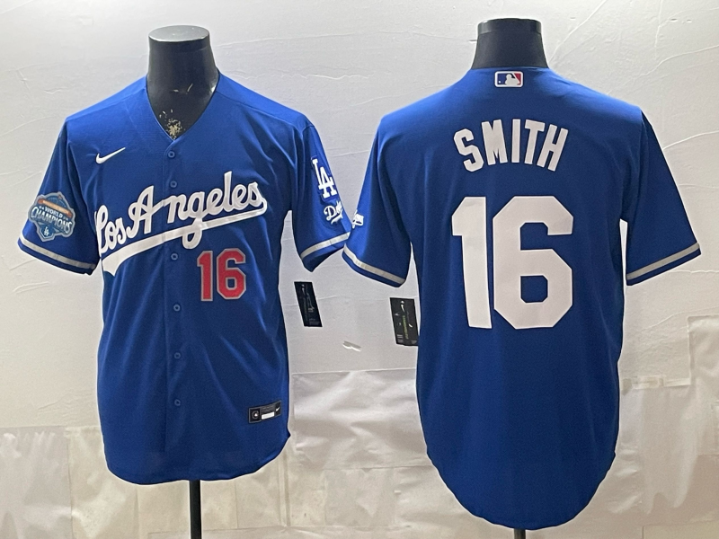 Men Los Angeles Dodgers #16 Smith Game 2026 Nike MLB Jersey 0408001